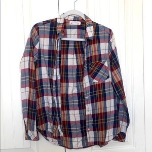 H&M Plaid Button Up